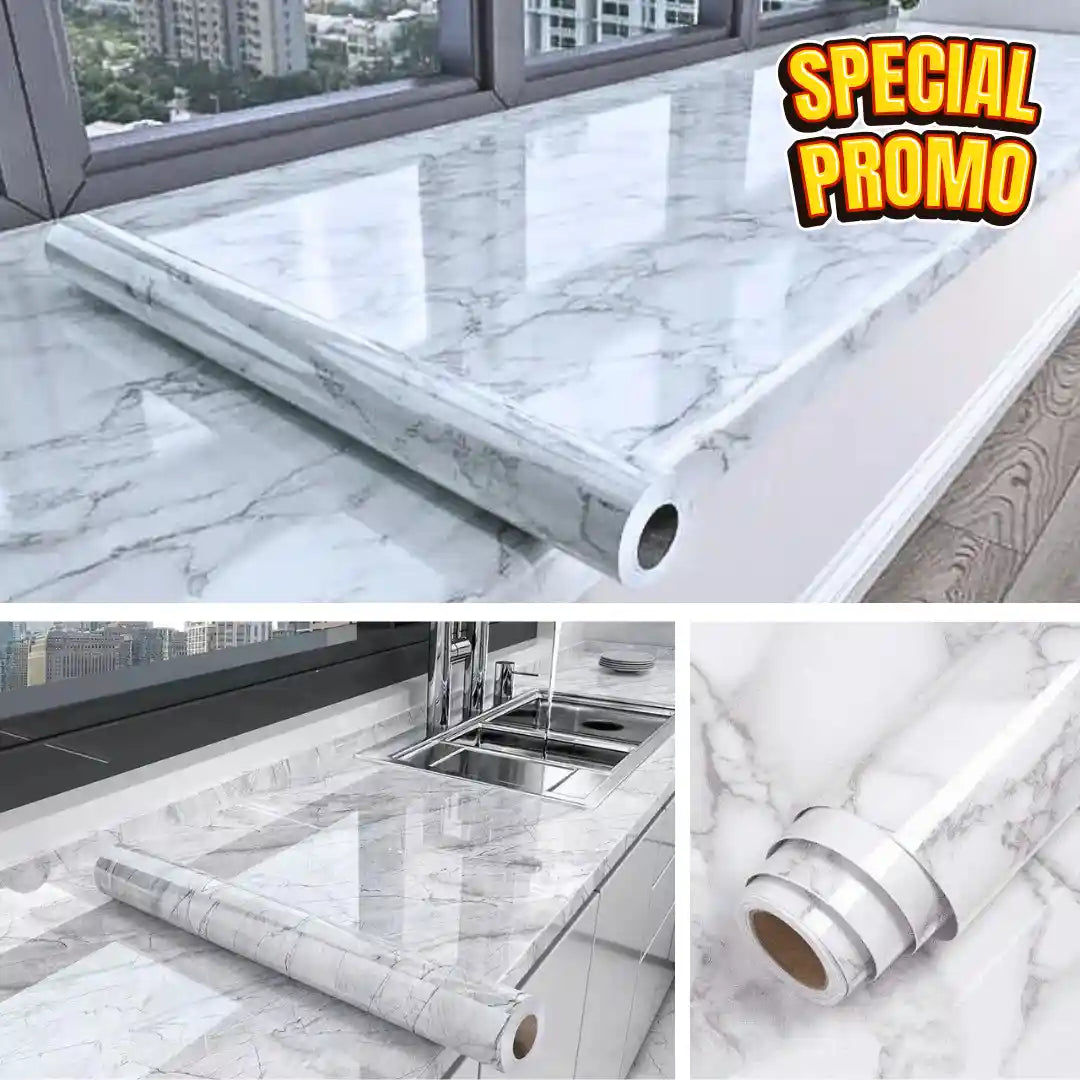 Vinilo Tapíz Mármol Ahdesivo Super Resistente Premium